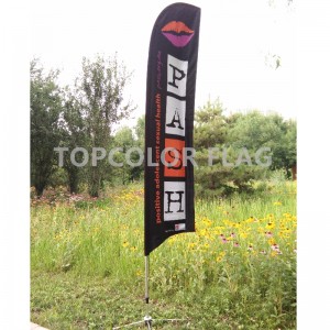 Feather Flag Advertising Polyester Flying Beach Banner Flags